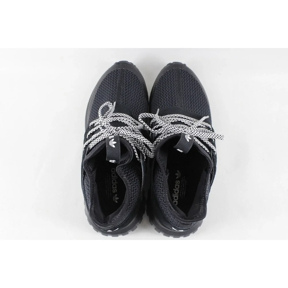 ADIDAS ORIGINALS Tubular Radial Black‎ S76719 Men's shoes SZ 5.5 US